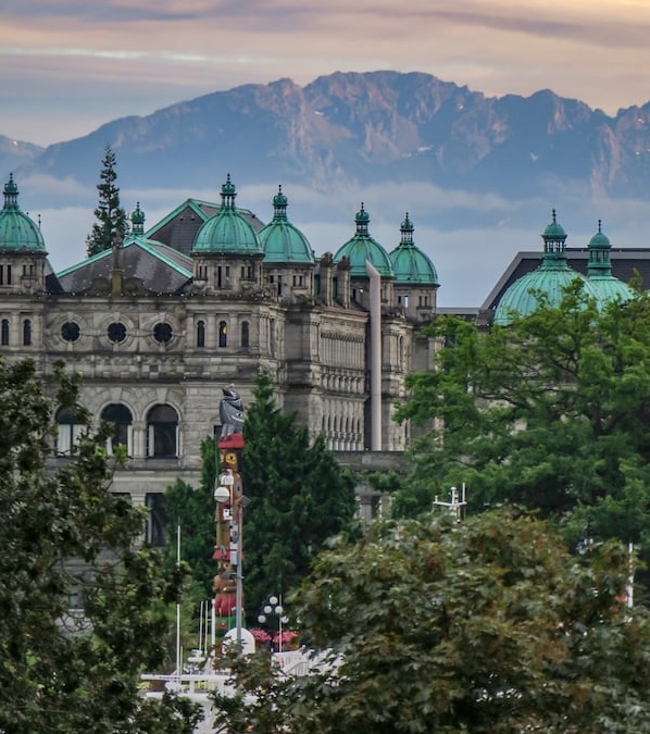BC Parliament in Spring